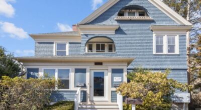 The special apartment in the historic Higgenson House at 52 Underwood Street, Suite B in Fall River